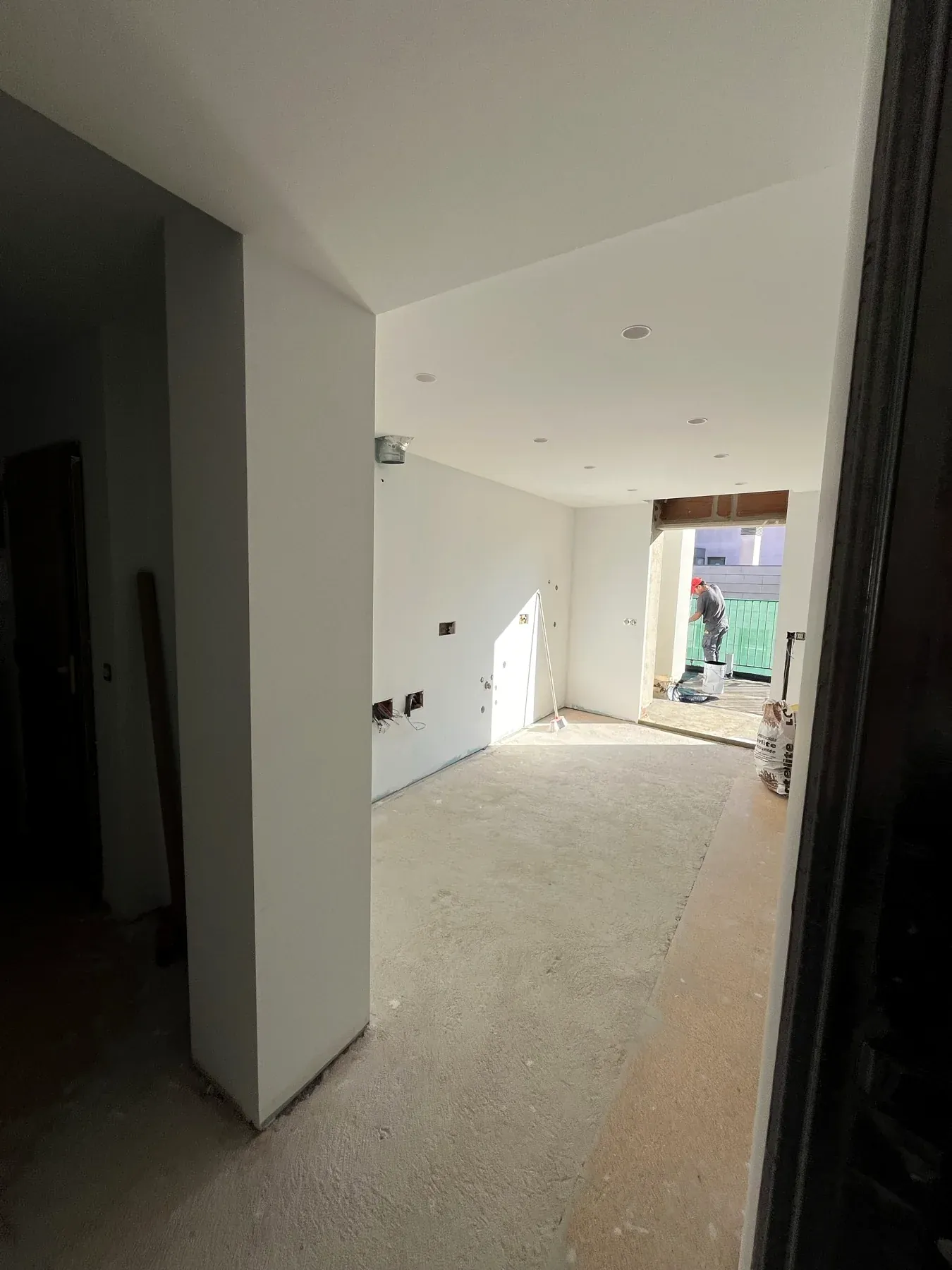 Habitatge en obra durant l'execució